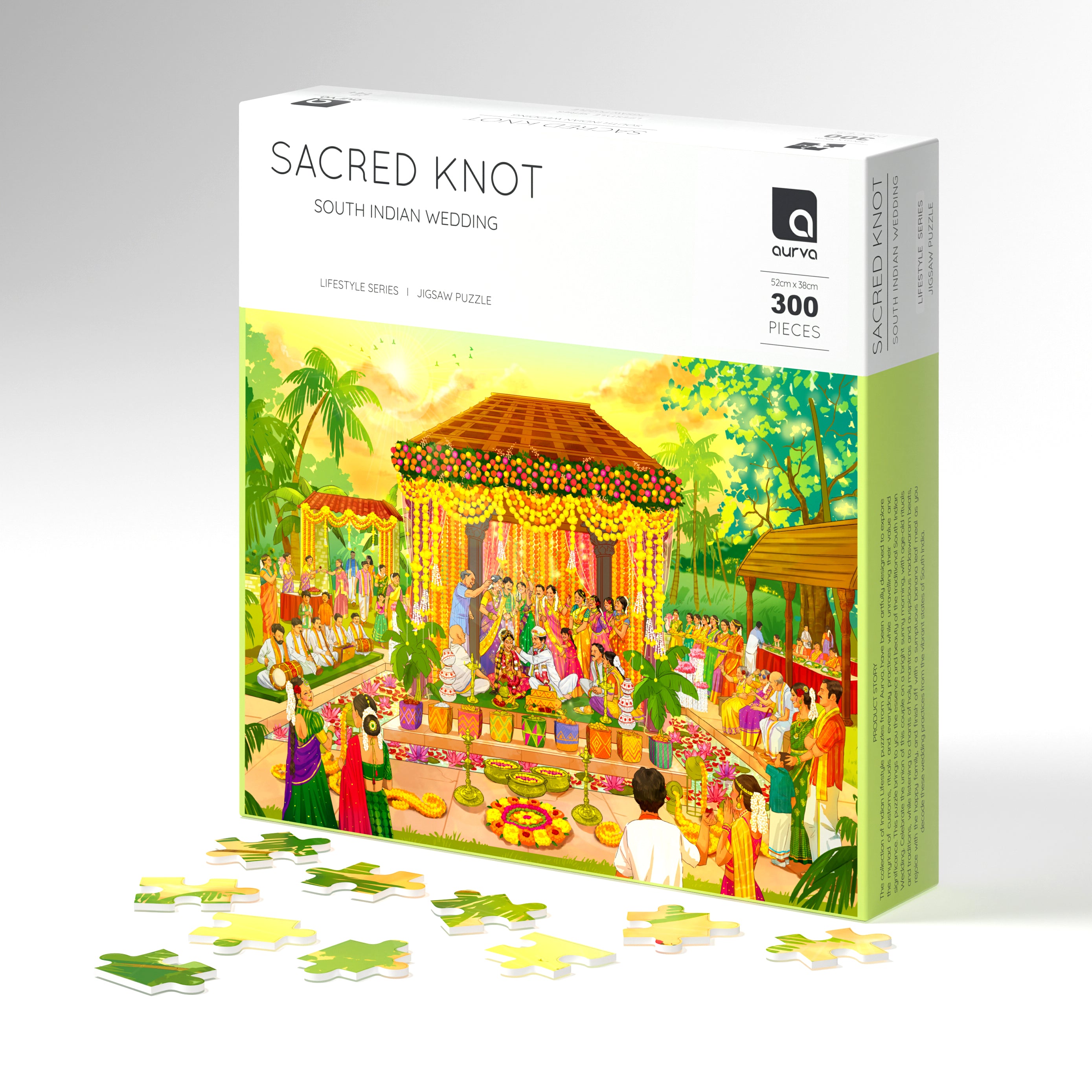Sacred Knot - South Indian wedding Puzzle 1